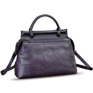 3258 Leather Handbag Retro Leather Crossbody Bag Pouch Vintage Handbag